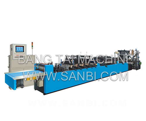 Model HDL500-600 High-speed (Three-servo) Three-side Sealing Zipper Standing Bag-making Machine